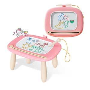 Pink Magnetic Drawing Board for Kids